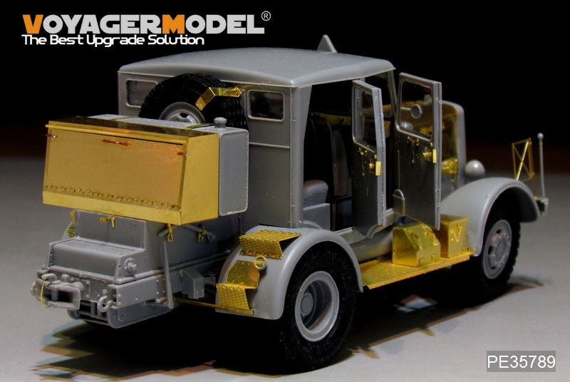 Voyager Model PE35789 WWII Hanomag SS100 Military Car w/V2 Rocket Transporter For TAKOM 2110 1/35 – imagen 11
