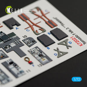 KELIK K72021 TORNADO F MK.3 &amp;quot;FIREBIRD&amp;quot; INTERIOR 3D DECALS FOR HASEGAWA 1/72 – imagen 2