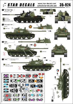 Star Decals 35-924 Cold War T-54 and T-55 tanks 1/35 – imagen 2