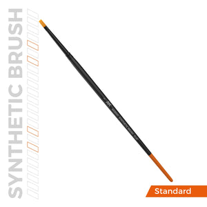 AK Interactive AKB001 AK SYNTHETIC BRUSH – FLAT 1 – immagine 2