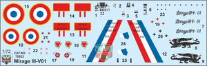 Modelsvit 72023 Mirage III V-01 French VTOL 1/72 – imagen 7