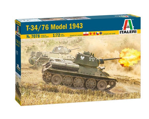 Italeri 7078 T-34/76 Modèle 1943 1/72