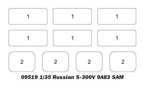 Trumpeter 09519 Russian S-300V 9A83 SAM 1/35 – imagen 7