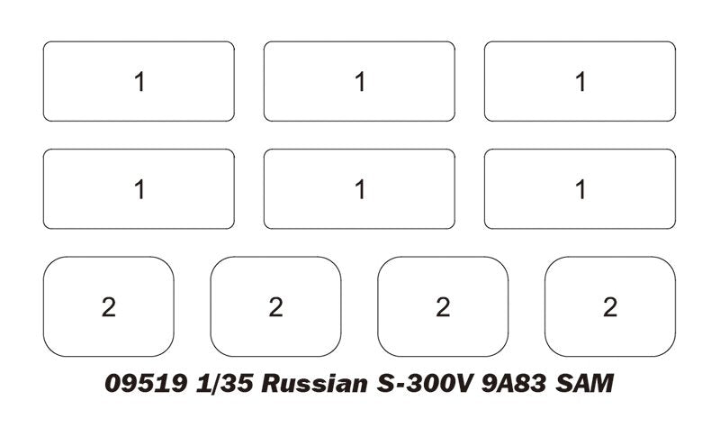 Trumpeter 09519 Russian S-300V 9A83 SAM 1/35 – imagen 7