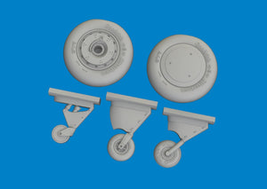 Eduard 6481089 F4F-4 wheels early ACADEMY 1/48 – zdjęcie 2