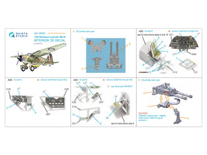 Quinta Studio QD+48583 Westland Lysander Mk.III 3D-Printed &amp;amp; coloured Interior on decal paper (Airfix) (with 3D-printed resin parts) 1/48 – zdjęcie 12