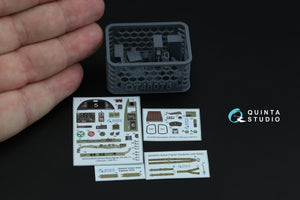 Quinta Studio QD+48555 Bristol Beaufighter NF.Mk.VI 3D-Printed &amp;amp; coloured Interior on decal paper (Tamiya) (with 3D-printed resin parts) 1/48 – immagine 3