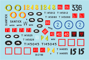 Star Decals 35-C1169 Sherman Mk II, Early production in 1942 1/35 – zdjęcie 3
