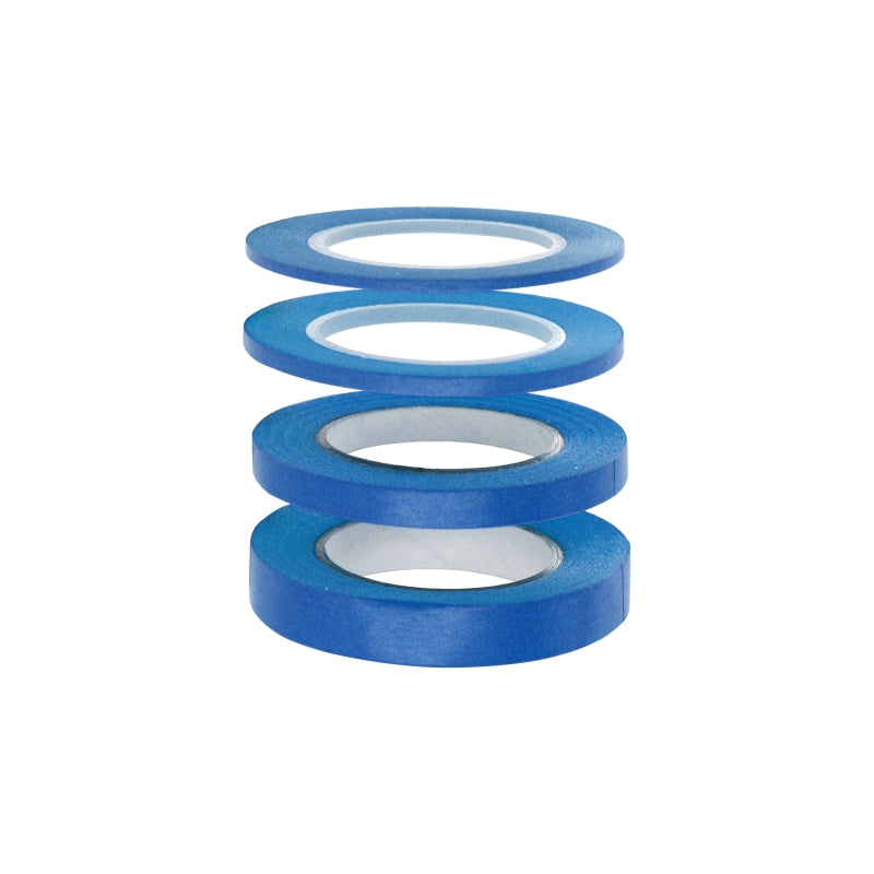 Modelcraft PMA3000-4 Flexible Masking Tape (1, 2, 3 &amp; 6m) Four Pack