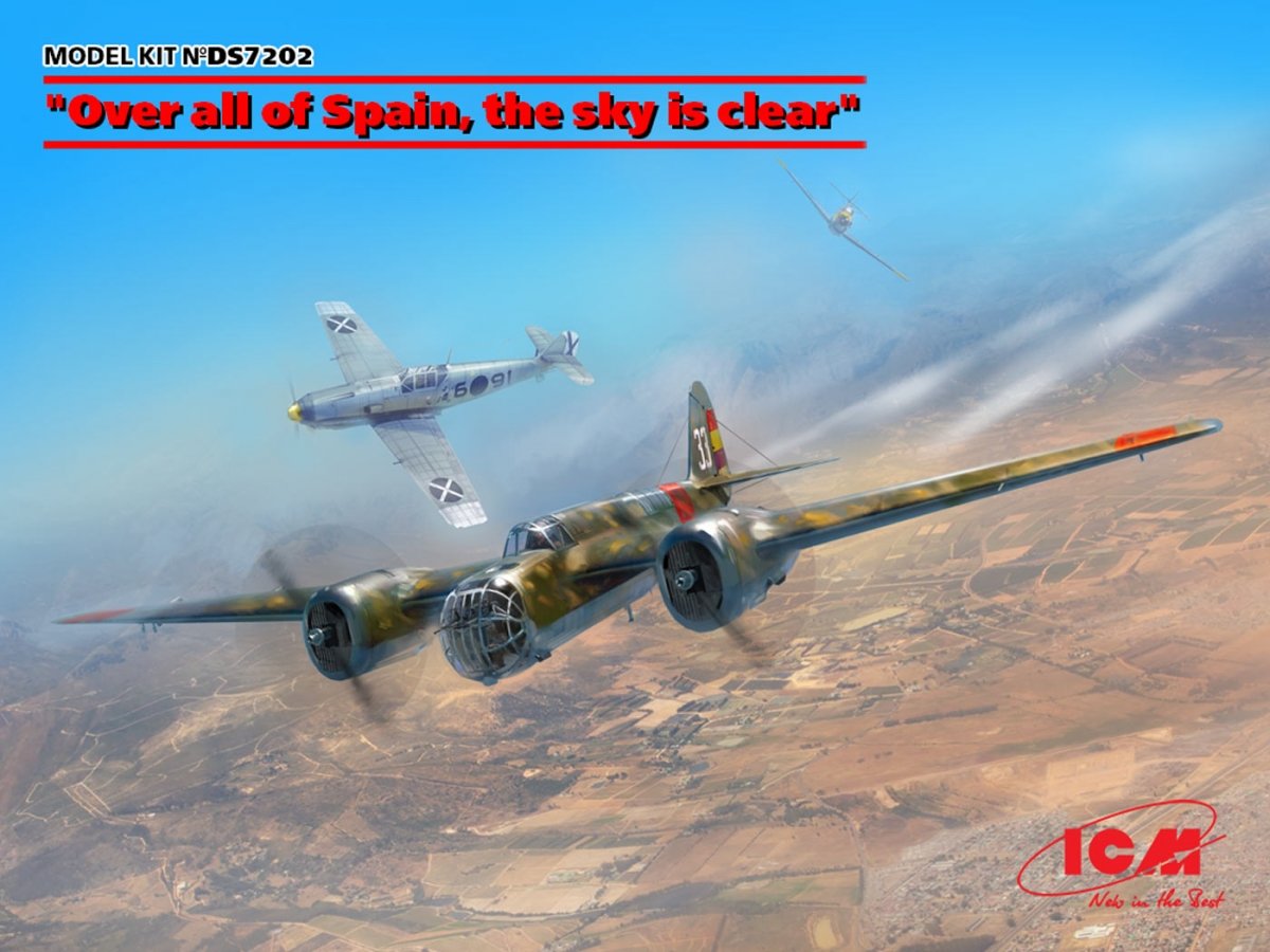 ICM DS7202 Over all of Spain, the sky is clear 1/72