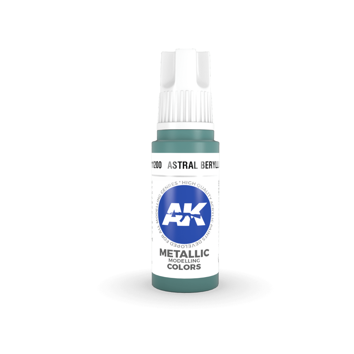 AK Interactive AK11200 ASTRAL BERYLLIUM – METALLIC 17ml – immagine 2