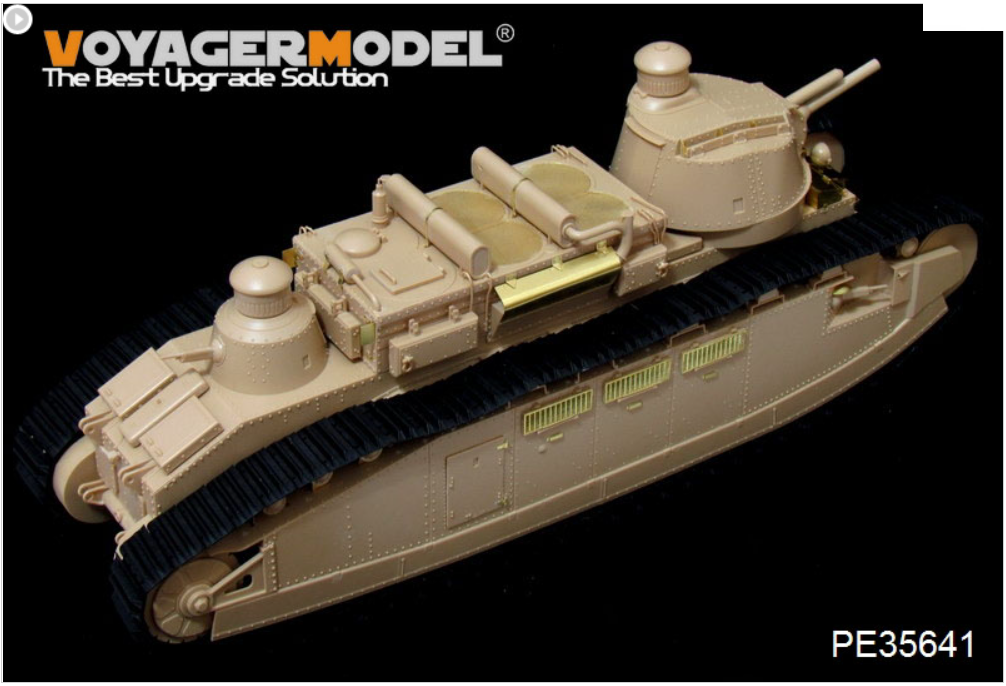 Voyager Model PE35641 WWI French Char 2C Super Heavy Tank (For MENG TS-009) 1/35 – Bild 2