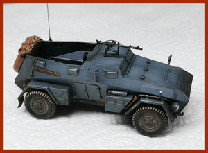 First To Fight PL101 Niemiecki Samochód Opancerzony Sd.Kfz. 247 Ausf. B Z MG34 1/72 – immagine 3