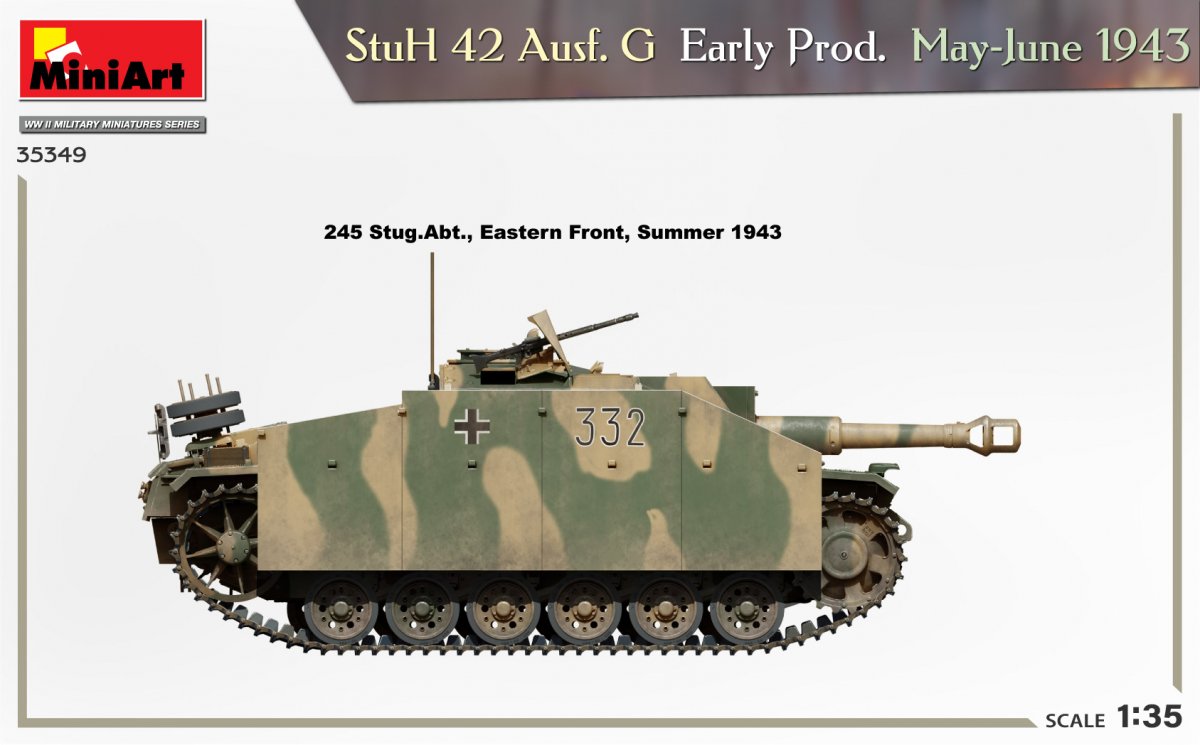 Mini Art 35349 StuH 42 Ausf. G Early Prod. May-June 1943 1/35 – Bild 7