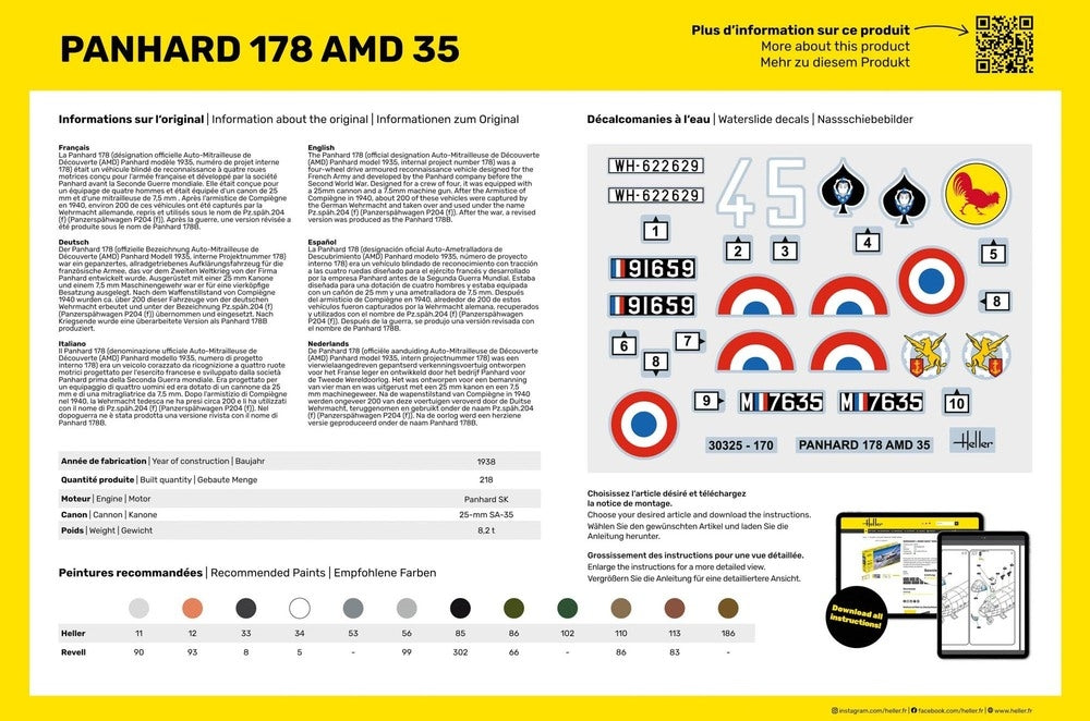 Heller 35325 Panhard 178 Starter Kit 1/35 – Bild 6