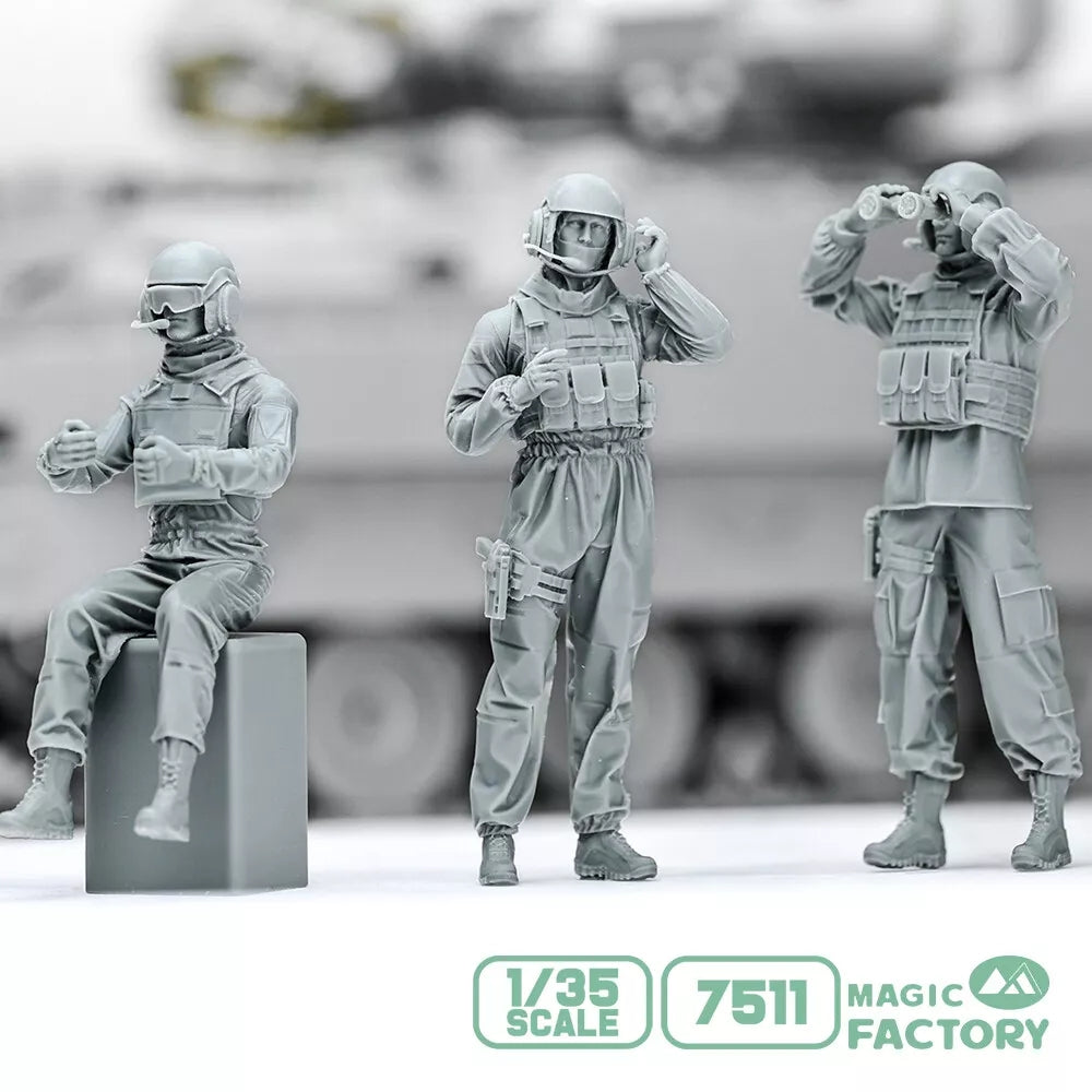 Magic Factory 7511 Modern U.S. Army Combat Vehicle Crew Set (2020s) 1/35 – zdjęcie 2