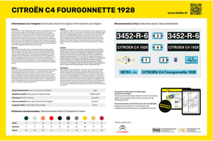 Heller 56703 - STARTER KIT Citroen C4 Fourgonnette 1926 in 1/24 – immagine 4