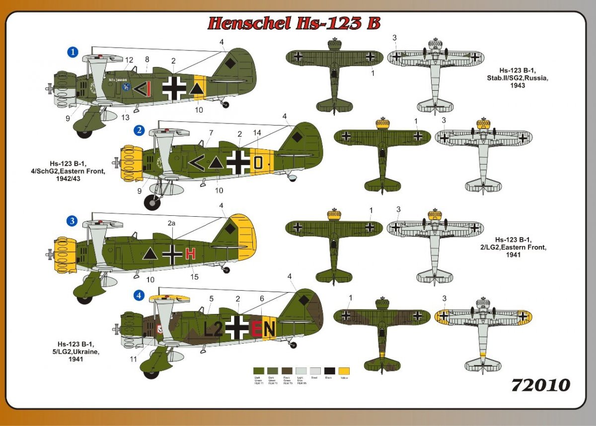 Fly 72010 Henschel Hs-123 B 1/72 – Bild 3