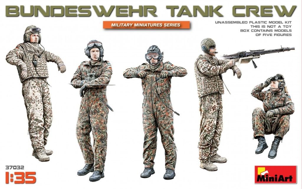 MiniArt 37032 BUNDESWEHR TANK CREW 1/35