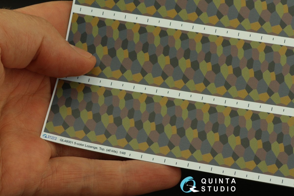 Quinta Studio QL48001 German WWI 5-Colour Lozenge (upper surface) 1/48 – imagen 4