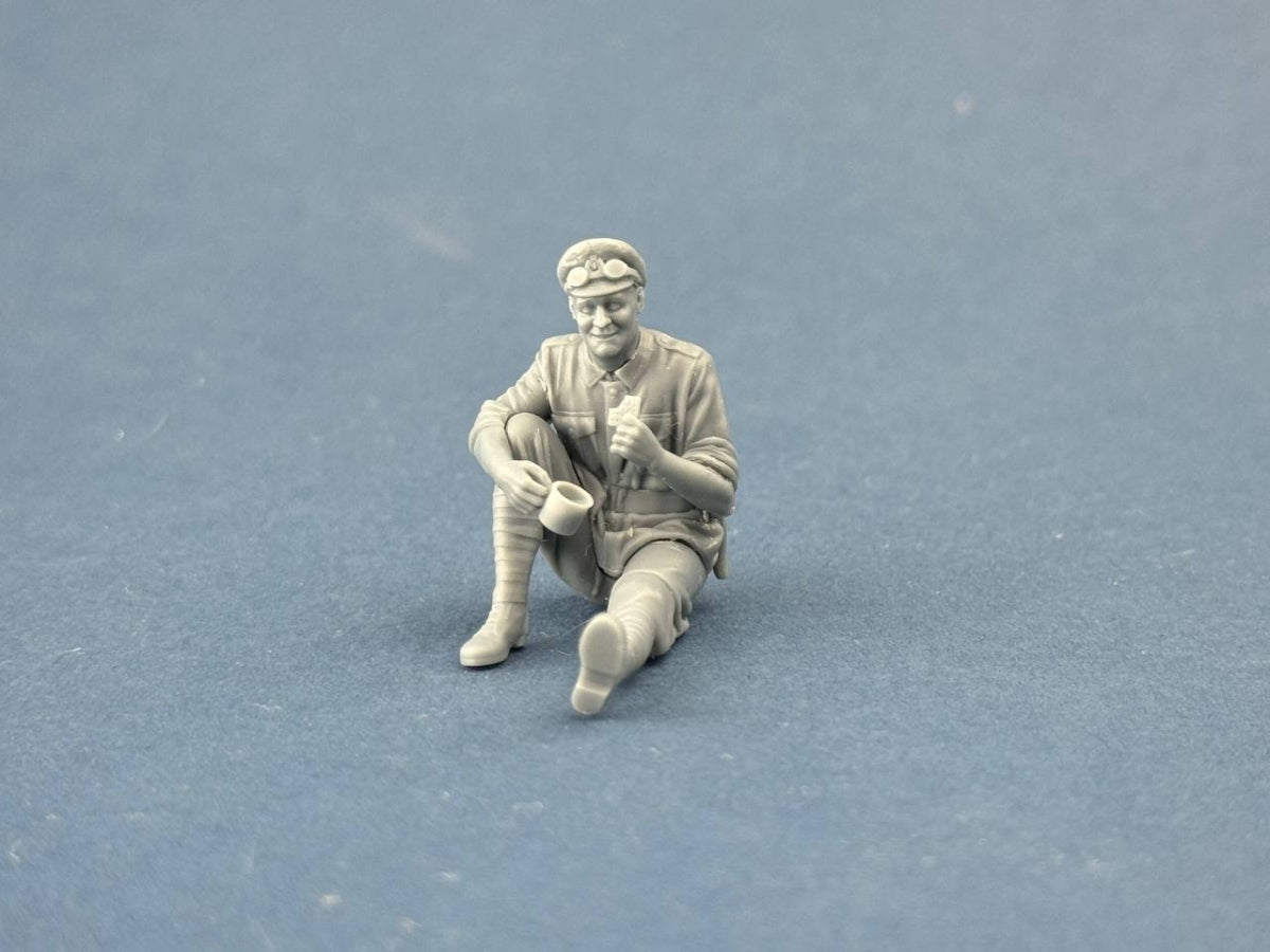 Copper State Models F32-066 British Dispatch Rider afternoon tea (Motorcycle not included) 1/32 – immagine 4