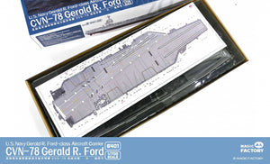 Magic Factory 6401 USS Gerald R. Ford (CVN-78) - US Navy Gerald R.Ford - class Aircraft Carrier 1/700 – Bild 3