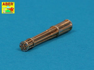 Aber A48 050 Set of barrels for 20 mm gun M61A1used in modern US Force aircrafts 1/48 – immagine 6