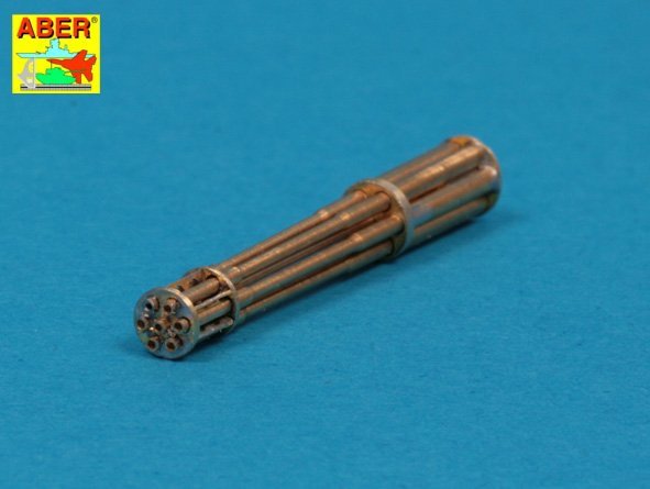 Aber A48 050 Set of barrels for 20 mm gun M61A1used in modern US Force aircrafts 1/48 – immagine 6