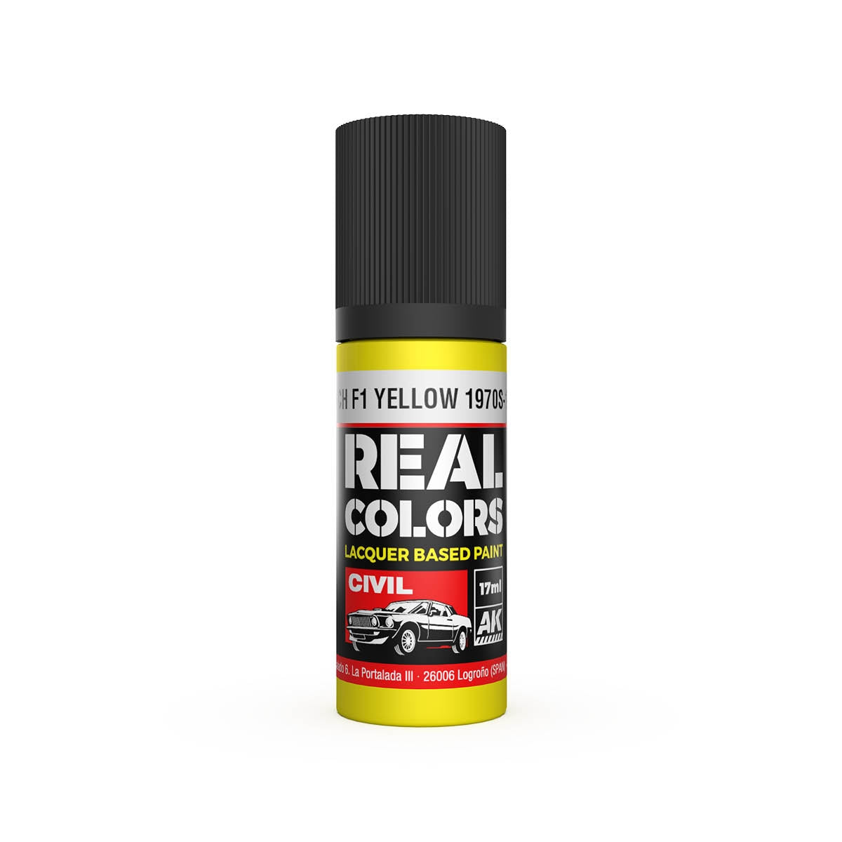 AK Interactive RC841 French F1 Yellow 1970s-1980s 17 ml – immagine 2