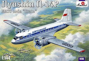 A-Model 01416 Ilyushin IL-14P (NATO code Crate) 1/144