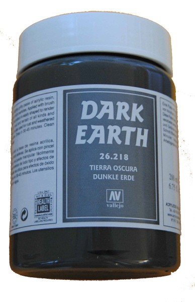 Vallejo 26218 Stone Textures. Dark Earth 200ml – Bild 2