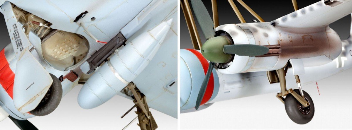 Revell 04824 TA 154 Mistel &amp;amp; Focke Wulf Fw 190 1/48 – immagine 4