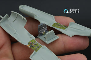 Quinta Studio QD+72054 P-40E Warhawk 3D-Printed &amp;amp; coloured Interior on decal paper (Academy/Modelist) (with 3D-printed resin parts) 1/72 – Bild 6