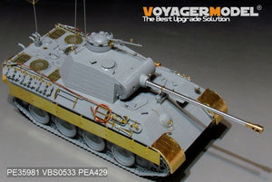 Maquette Voyager PE35981 Char Panther A allemand de la Seconde Guerre mondiale (modèle de base) pour TAKOM au 1/35 – image 7