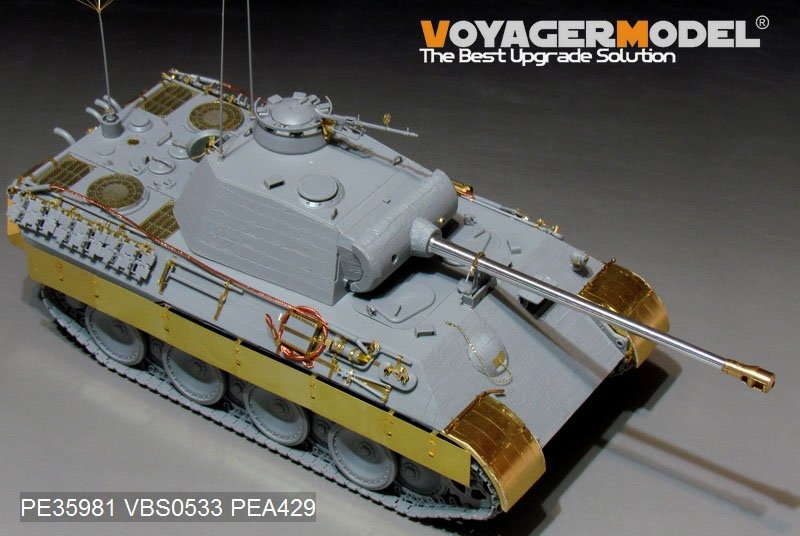 Maquette Voyager PE35981 Char Panther A allemand de la Seconde Guerre mondiale (modèle de base) pour TAKOM au 1/35 – image 7