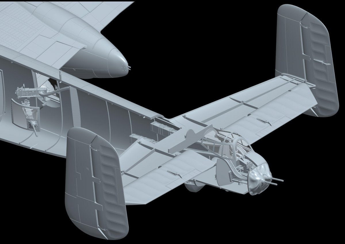 HK Models 01E037 B-25H Mitchell Gunships over CBI 1/32 – Bild 8