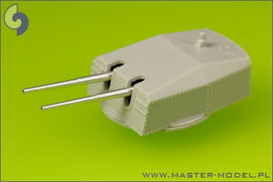 Master SM-200-007 German battleship Bismarck - secondary and heavy AA armament barrels - 15cm (12 pcs), 10,5 cm (16 pcs) – imagen 3