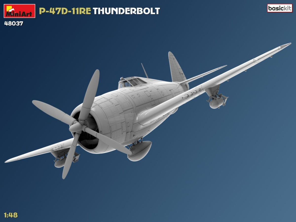 MiniArt 48037 P-47D-11RE Coup de tonnerre. Kit de base 1/48 – image 3