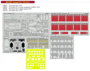 Eduard BIG72185 Chinook HC.1 detail set Airfix 1/72 – Bild 2