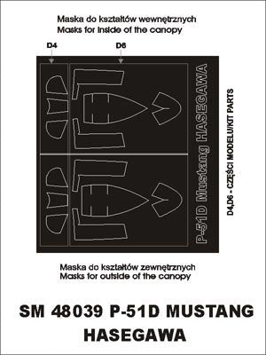 Montex SM48039 P-51 D Mustang HASEGAWA