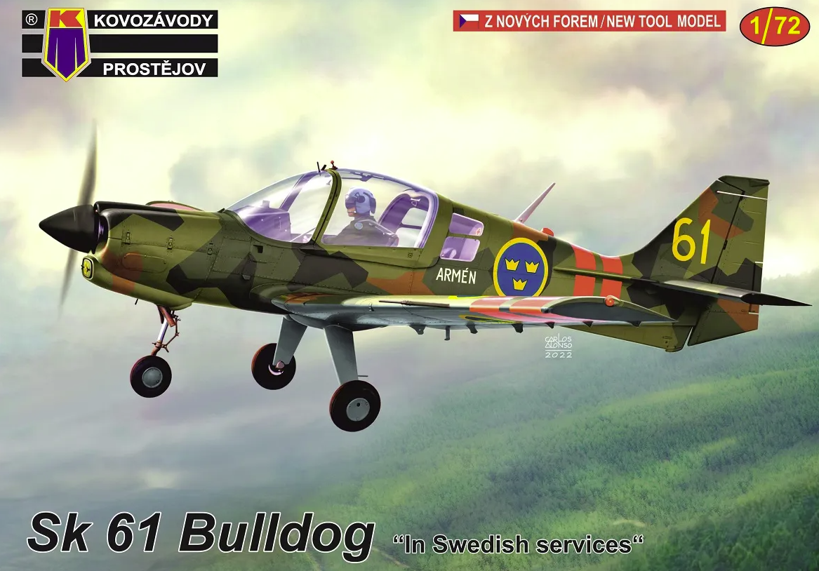 Kovozavody Prostejov KPM0300 Sk 61 Bulldog "Dans les services suédois" 1/72