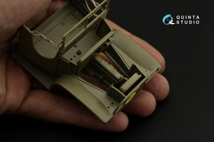 Quinta Studio QD35052 GMC CCKW 353 (open cab) 3D-Printed &amp;amp; coloured Interior on decal paper ( Tamiya ) 1/35 – Bild 8