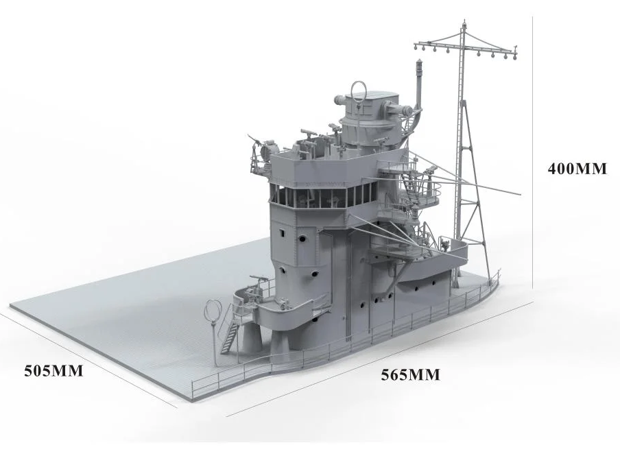 Border Model BSF-001 Akagi Bridge W/Flight Deck and Nakajima B5N2 Kate Combo 1/35 – zdjęcie 5