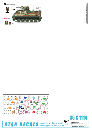 Star Decals 35-C1114 Chars et véhicules blindés libanais 7 1/35  – image 2
