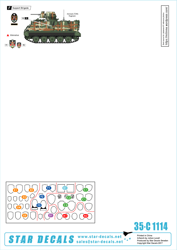 Star Decals 35-C1114 Chars et véhicules blindés libanais 7 1/35  – image 2