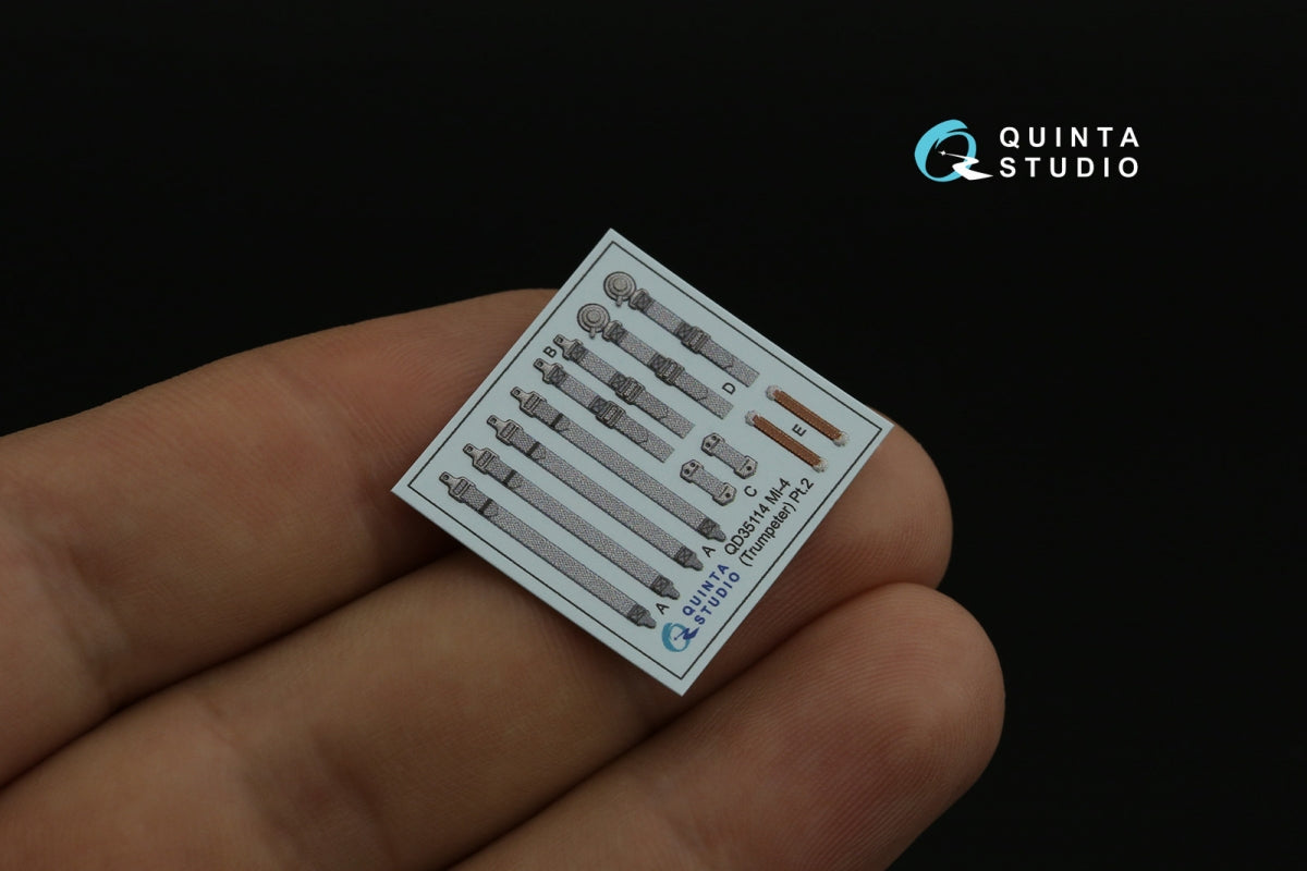 Quinta Studio QD35114 Mi-4 3D-Printed &amp;amp; coloured Interior on decal paper (Trumpeter) 1/35 – Bild 3