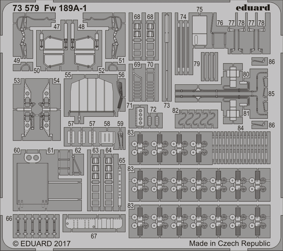 Eduard 73579 Fw 189A-1 ICM 1/72 – Bild 2
