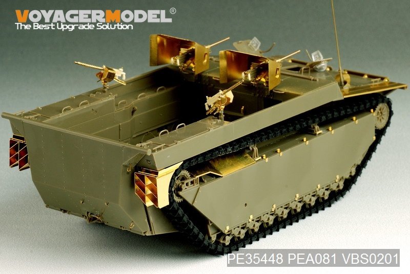 Maquette Voyager PE35448 WWII US LVT-4 Water Buffalo Landing Vehicle Chenillé de base pour AFV CLUB 35205 1/35  – image 14