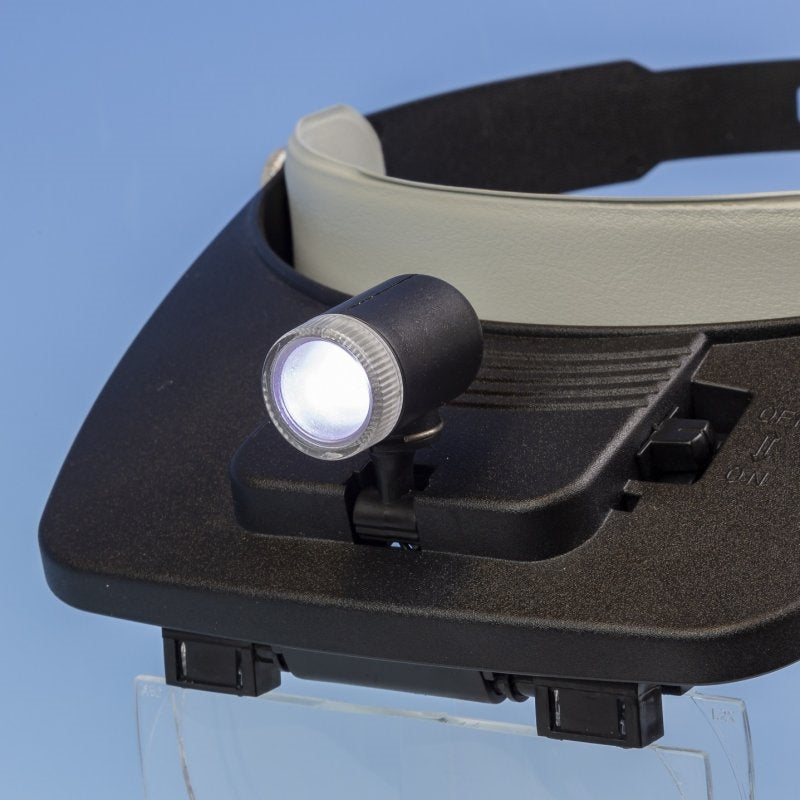 Lightcraft LC1764LED LED Headband Magnifier Kit with Bi-Plate Magnification – imagen 2