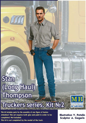 Master Box 24042 Truckers Series: Stan Long Haul Thompson 1/24